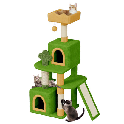 Cat Tree Scratching Post Large Multilevel Climbing Tower Activity Centre 131Cm