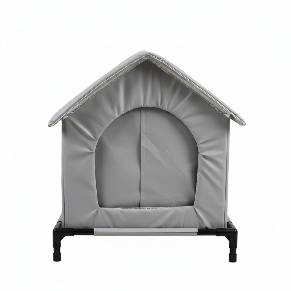 Outdoor Cat House – Raised & Insulated Winter Shelter for Cats | Windproof, Weatherproof, Warm Bed for Outdoor, Stray & Feral Cats