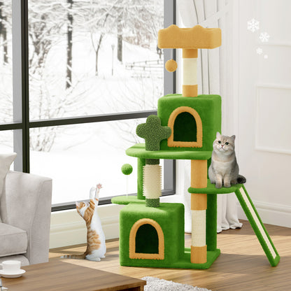 Cat Tree Scratching Post Large Multilevel Climbing Tower Activity Centre 131Cm