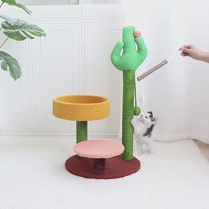 Cactus Cat Tree Sisal Scratching Post | 70cm