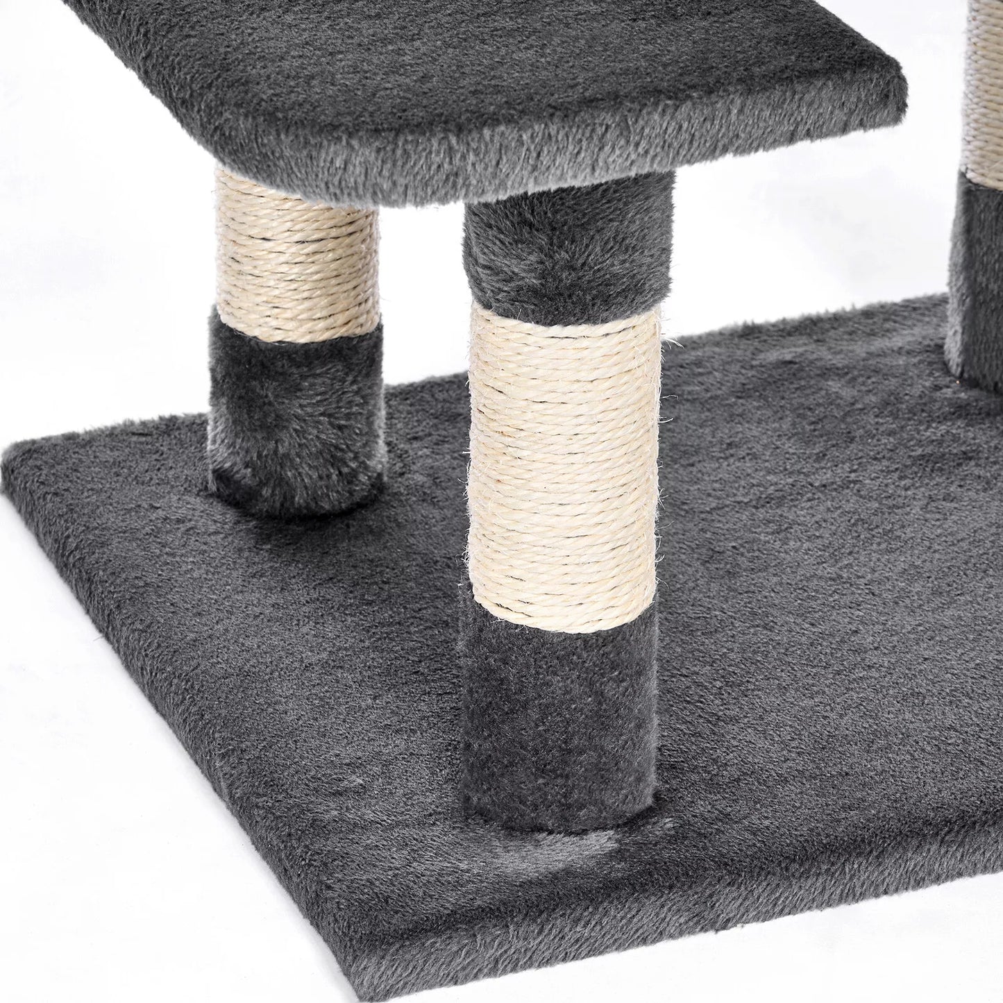 Cat Climbing Tower With Scratching Post (Large) | 100cm Tall Multi-Level with Cozy House